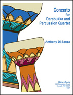 concerto for darabukka and percussion quartet anthony di sanza
